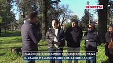 Pallone vietato ai bambini nei parchi e nelle piazze