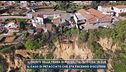 Il fronte della frana in Molise, Italia "divisa" in due