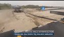 Montenero di Bisaccia, crolla un ponte sul fiume