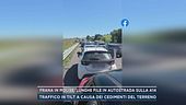 Frana in Molise, lunghe file in autostrada sulla A14