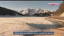 Lago di Misurina, la follia dei turisti sul ghiaccio