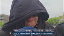 Pierina, Valeria dopo la deposizione di Louis in aula