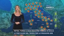 Meteo, torna il sole, qualche pioggia in Sicilia