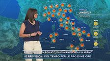 Meteo, clima soleggiato, da domani pioggia in arrivo