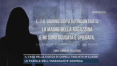 Il caso della ciocca di capelli tagliata in classe
