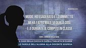 Mestre, le parole dell'alunna alla docente sospesa