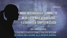 Mestre, le parole dell'alunna alla docente sospesa