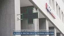 Furto nella farmacia, le immagini dalla telecamera