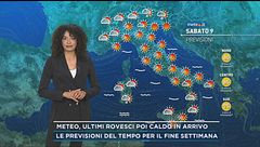 Meteo, ultimi rovesci poi caldo in arrivo