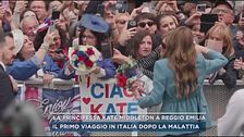 La principessa Kate Middleton a Reggio Emilia