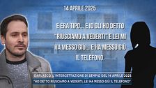 Garlasco, l'intercettazione di Sempio del 14 aprile 2025