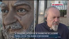 Il caso della statua di Padre Pio in lacrime