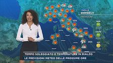 Tempo soleggiato e temperature in rialzo