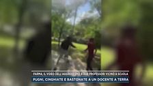 Parma, il video dell'aggressione a due professori vicino a scuola