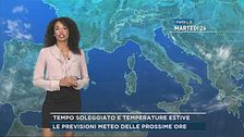 Tempo soleggiato e temperature estive