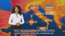 Meteo, cielo nuvoloso e possibili rovesci in arrivo