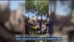 Parma, il video dell'aggressione a due professori vicino a scuola