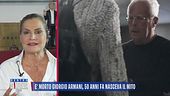 Giorgio Armani, il ricordo di Simona Ventura