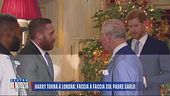 Harry torna a Londra: faccia a faccia col padre Carlo