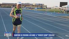Campione di podismo a 88 anni: il "Forrest Gump" pugliese