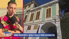 Bimbo precipitato a scuola: parla il primo soccorritore