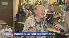 Nonna Anna, 100 anni: la barista più longeva d'Italia