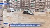 A Milano esonda il fiume Seveso: strade allagate e disagi