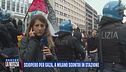 Sciopero per Gaza, a Milano scontri in stazione