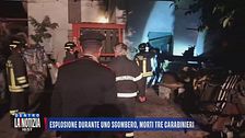 Esplosione durante uno sgombero, morti tre carabinieri