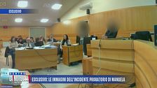 Esclusivo: le immagini dell'incidente probatorio di Manuela