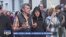 Pamela uccisa a Milano, la fiaccolata in suo ricordo