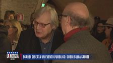 Sgarbi diserta un evento pubblico: dubbi sulla salute
