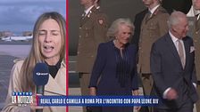 Reali, Carlo e Camilla a Roma per l'incontro con Papa Leone XIV