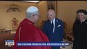 Reali in Vaticano pregano col Papa, non succedeva da 500 anni