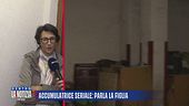 Accumulatrice seriale, ecco il garage del condominio oggi