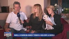 Pamela, la cagnolina Bianca è tornata a casa dopo lo querela