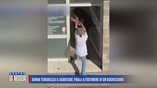 Donna terrorizza il quartiere: parla il testimone di un'aggressione