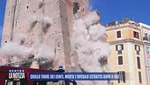 Crollo Torre dei Conti, morto l'operaio estratto dopo 11 ore