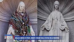 Giallo a Musile di Piave, rubati i rosari della statua della Madonna