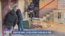 Corpo nel baule, in casa decine di migliaia di euro