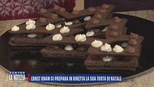 Ernst Knam ci prepara in diretta la sua torta di Natale