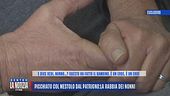 Picchiato col mestolo dal patrigno: la rabbia dei nonni