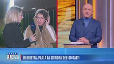 In diretta, parla la signora dei 100 gatti
