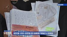 Niscemi: ecco i disegni dei bambini tornati a scuola