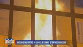 Incendio nel centro di Napoli