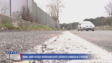Roma, ladri in fuga travolgono auto: distrutta famiglia di 3 persone