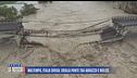 Maltempo, Italia divisa: crolla ponte tra Abruzzo e Molise