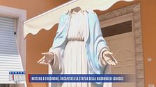 Mistero a Frosinone, decapitata la statua della Madonna di Lourdes