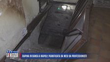 Rapina in banca a Napoli: pianificata da mese da professionisti