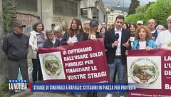 Strage di cinghiali a Rapallo: cittadini in piazza per protesta